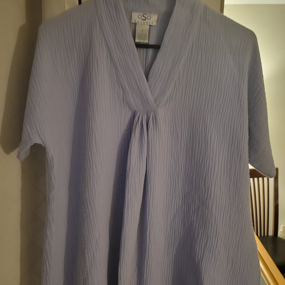 SO Soft Blue Women's Blouse